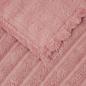 Preview: Überwurfdecke Rosa 240 x 220 cm Fleece