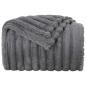 Preview: Wohndecken 6 stk. Dunkelgrau 240 x 220 cm 8.76 kg Fleece