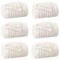Preview: Wohndecken 6 stk. Creme 270 x 240 cm 9.51 kg Fleece
