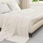 Preview: Wohndecken 6 stk. Creme 270 x 240 cm 9.51 kg Fleece