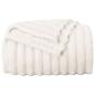 Preview: Wohndecken 6 stk. Creme 270 x 240 cm 9.51 kg Fleece