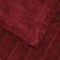 Preview: Überwurfdecke Bordeauxrot 240 x 220 cm Fleece