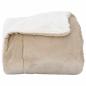 Preview: Überwurfdecke Beige 150 x 200 cm 1.64 Fleece