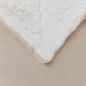 Preview: Überwurfdecke Beige 150 x 200 cm 1.64 Fleece