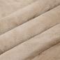 Preview: Überwurfdecke Beige 240 x 270 cm Fleece
