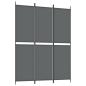 Preview: 3-tlg. Paravent Anthrazit 150x200 cm Stoff