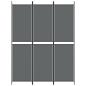 Preview: 3-tlg. Paravent Anthrazit 150x200 cm Stoff
