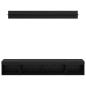 Preview: TV-Wandregal-Set 5 pcs Schwarz Eichen-Optik Holzwerkstoff