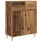 Preview: Highboard mit Schubladen Altholz 69,5 x 34 x 180 cm Holzwerkstoff