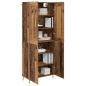 Preview: Highboard Altholz 69,5 x 34 x 180 cm Holzwerkstoff