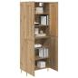 Preview: Highboard Artisan-Eiche 69,5 x 34 x 180 cm Holzwerkstoff