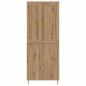 Preview: Highboard Artisan-Eiche 69,5 x 34 x 180 cm Holzwerkstoff