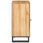 Preview: ARDEBO.de - Sideboard mit Speicher Braun 40 x 33 x 75 cm Massivholz Mango