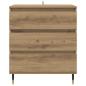 Preview: Sideboard mit Schubladen Artisan-Eiche 60 x 35 x 70 cm Holzwerkstoff