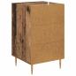 Preview: Nachttisch mit Schubladen Altholz 40 x 40 x 66 cm Holzwerkstoff
