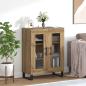 Preview: ARDEBO.de - Sideboard Artisan-Eiche 69,5 x 34 x 90 cm Holzwerkstoff