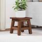 Preview: ARDEBO.de - Hocker Natur 26 x 26 x 26 cm Mahagoni Holz