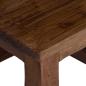 Preview: Hocker Natur 26 x 26 x 26 cm Mahagoni Holz
