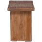 Preview: Hocker Natur 40 x 25 x 31 cm Mahagoni Holz