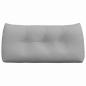 Preview: Rücken Kissen Wolkengrau 100 x 24 x 50 cm Stoff