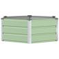 Preview: Pflanzkübel Pastellgrün 129 x 129 x 45 cm Stahl