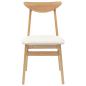 Preview: Esszimmerstühle 2 pcs Natur 42 x 47.5 x 81 cm