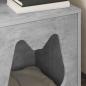 Preview: Katzenhaus Beton 42,5 x 40 x 53,5 cm Holzwerkstoff