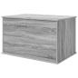 Preview: Katzenhaus Graues Sonoma 85 x 55 x 50 cm Holzwerkstoff