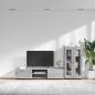Preview: TV-Schrankset mit Schubladen Graues Sonoma Holzwerkstoff