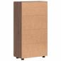 Preview: Sideboard Braun Eichen-Optik 55,5 x 29 x 100 cm Holzwerkstoff