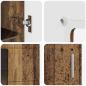 Preview: Sideboard mit Regal Altholz 55,5 x 29 x 100 cm Holzwerkstoff