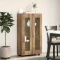Preview: Sideboard Artisan-Eiche 55,5 x 29 x 100 cm Holzwerkstoff
