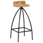 Preview: Barhocker 2 Stk. Massivholz Mango
