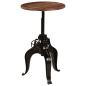 Preview: Bartisch Altholz Massiv 60x(76-110) cm