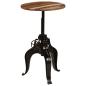 Preview: Bartisch Altholz Massiv 60x(76-110) cm