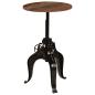 Preview: Bartisch Altholz Massiv 60x(76-110) cm