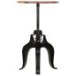 Preview: Bartisch Altholz Massiv 60x(76-110) cm