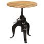 Preview: Bartisch Massivholz Mango 75x(76-110) cm