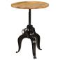 Preview: Bartisch Massivholz Mango 75x(76-110) cm