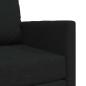 Preview: Klappsofa Bett Schwarz 74 x 77 x 81 cm Stoff