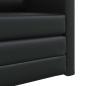 Preview: Klappsofa Bett Schwarz 74 x 77 x 81 cm PVC