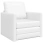 Preview: Klappsofa Bett Weiß 74 x 77 x 81 cm PVC