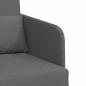 Preview: Klappsofa Bett Dunkelgrau 65 x 80 x 83 cm Stoff