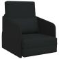Preview: ARDEBO.de - Klappsofa Bett Schwarz 65 x 80 x 83 cm Stoff