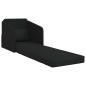 Preview: Klappsofa Bett Schwarz 65 x 80 x 83 cm Stoff