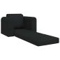 Preview: Klappsofa Bett Schwarz 98 x 71 x 83 cm Stoff