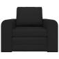 Preview: Klappsofa Bett Schwarz 98 x 71 x 83 cm Stoff