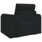 Preview: Klappsofa Bett Schwarz 98 x 71 x 83 cm Stoff