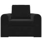 Preview: Klappsofa Bett Schwarz 98 x 71 x 83 cm Samt