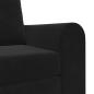 Preview: Klappsofa Bett Schwarz 98 x 71 x 83 cm Samt